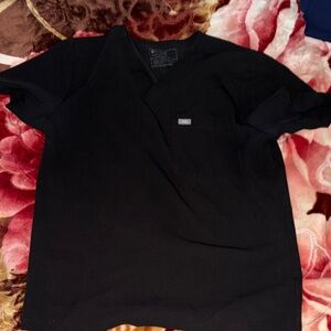 Figs Men's Black Short Sleeve Tee